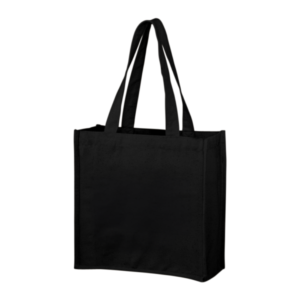 2-Bottle Heavy Cotton Canvas Grocery Tote