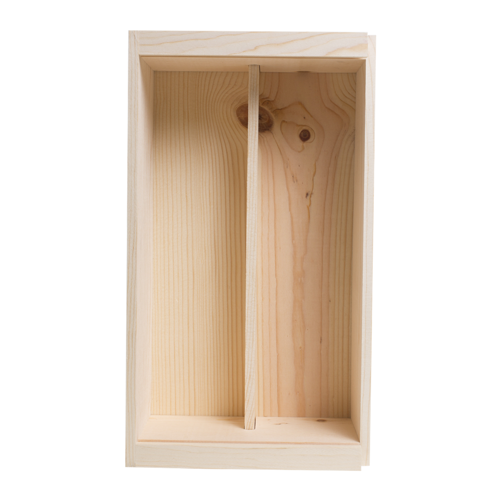 Wholesale 2-Bottle Wood Wine Box - Wine-n-Gear