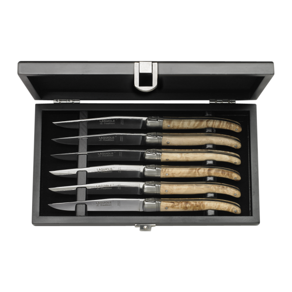 Laguiole Tradition Lacquer Gift Knife Set