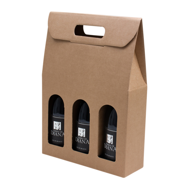 Wholesale 3-bottle Wine Carrier - Wine-n-gear