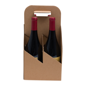 Wholesale 4-Bottle Wine Carrier - Wine-n-Gear