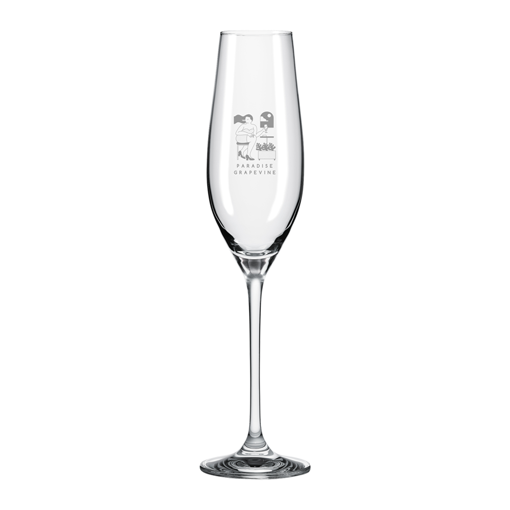 Personalized Tall & Elegant Champagne Flutes with Stem Glasses 8oz