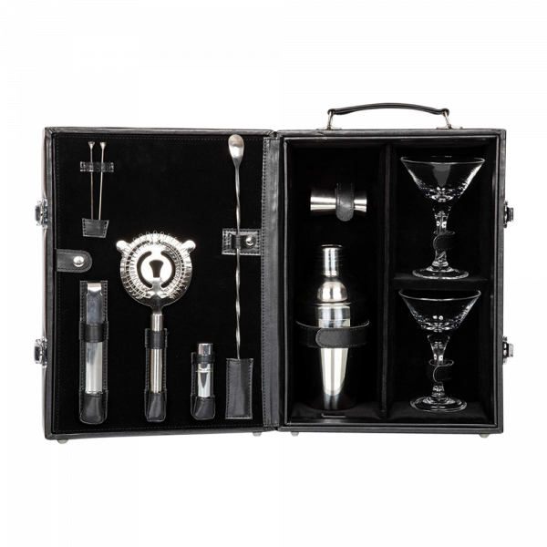 Deluxe Martini Gift Set With Case