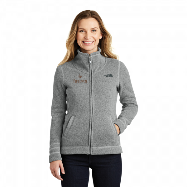 Wholesale The North Face Ladies Sweater Jacket - Wine-n-Gear