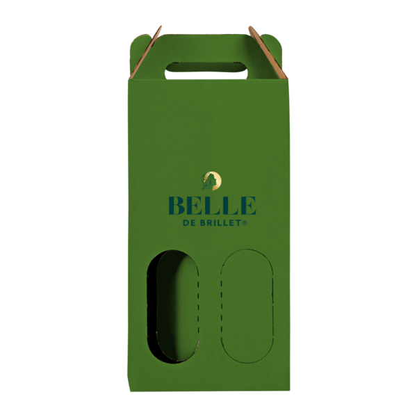 2-Bottle Cardboard Carrier