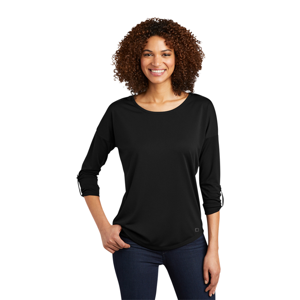 Wholesale OGIO Ladies Scoop 3/4-Sleeve - Wine-n-Gear