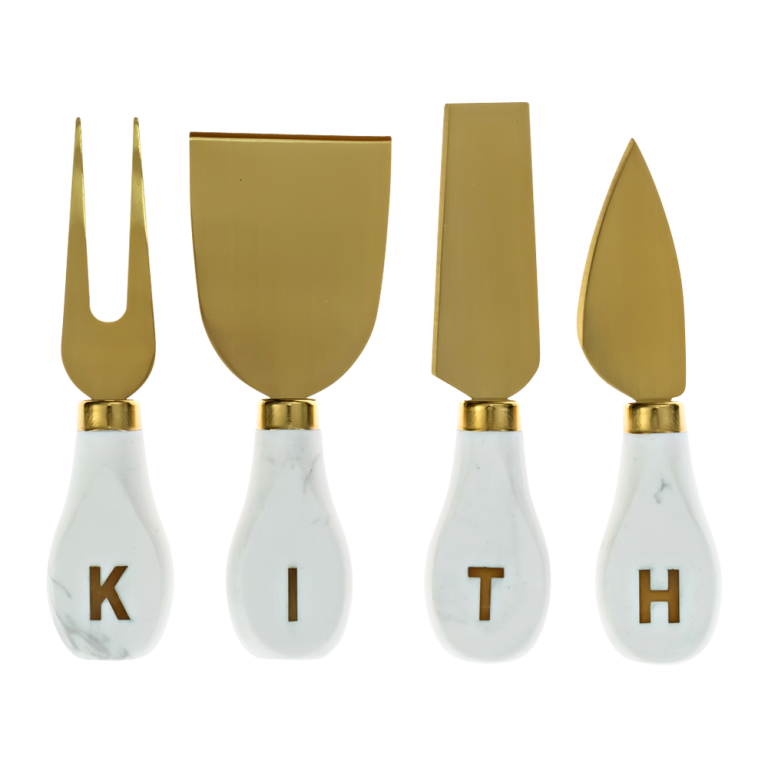 Wholesale Marble and Brass Cheese Serving Set - Wine-n-Gear