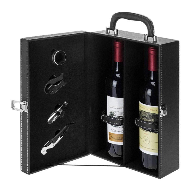 Wholesale 2-Bottle Wine Suitcase - Wine-n-Gear