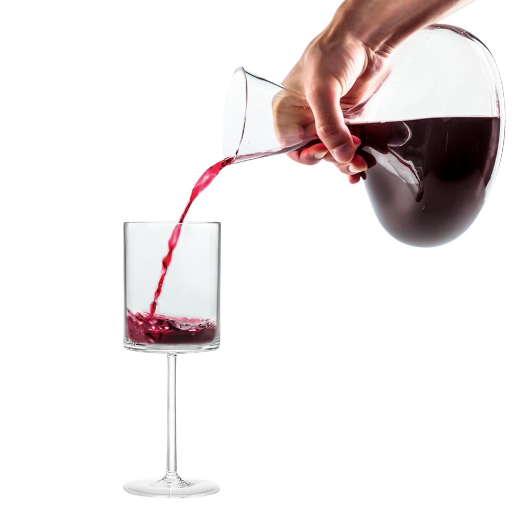 Wholesale Square Wine Glass 14oz - Wine-n-Gear