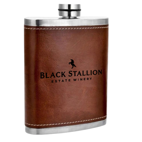 Steel Leather Hybrid Flask