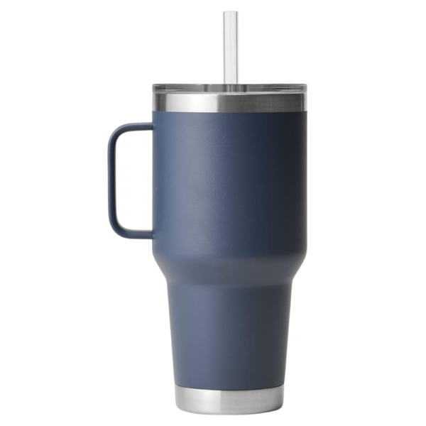 Tumbler with Handle and Straw 35oz