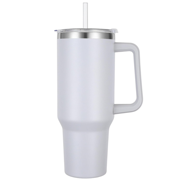 Tumbler with Handle and Straw 40oz