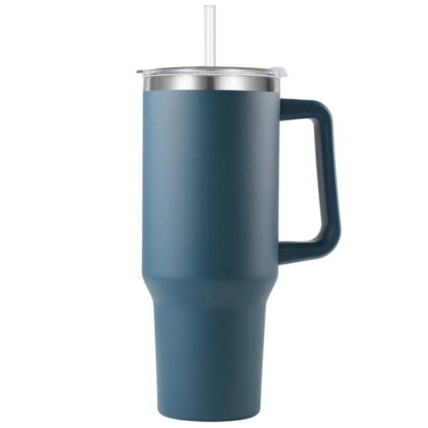 Tumbler with Handle and Straw 40oz
