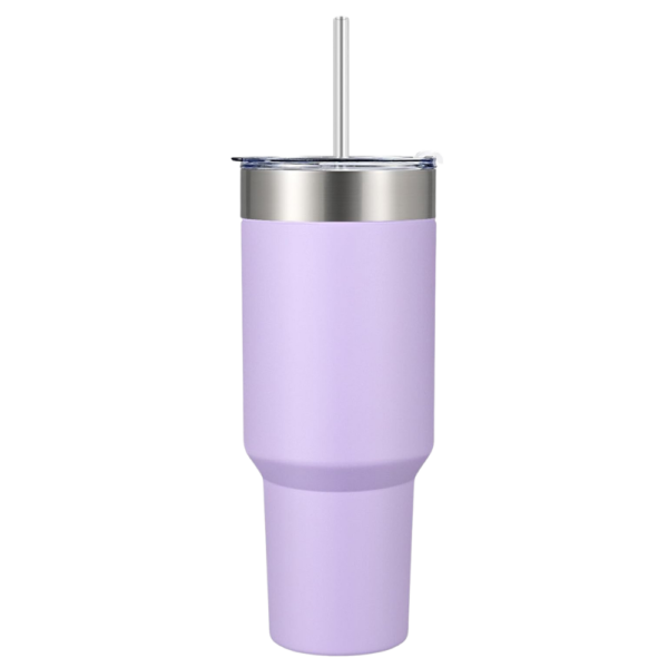 40oz. Insulated Tumbler with Straw