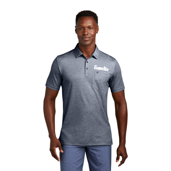 TravisMathew Oceanside Heather Pocket Polo