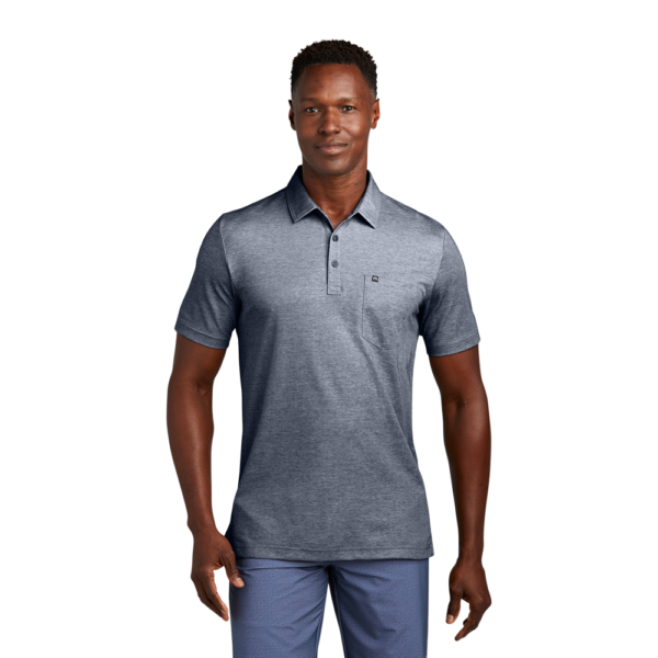 TravisMathew Oceanside Heather Pocket Polo