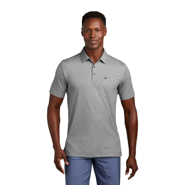 TravisMathew Oceanside Heather Pocket Polo