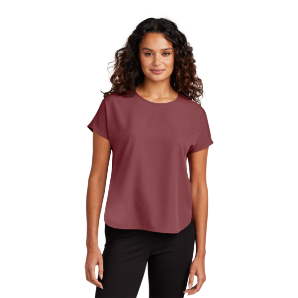 Mercer + Mettle Ladies Stretch Crepe Crew