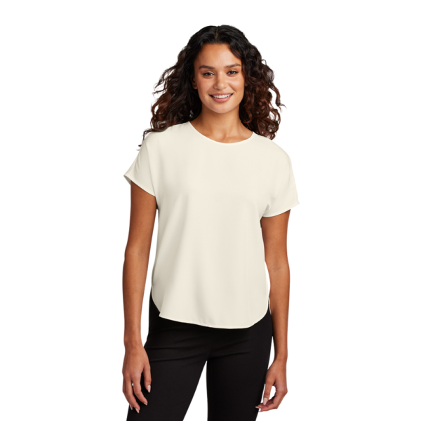 Mercer + Mettle Ladies Stretch Crepe Crew