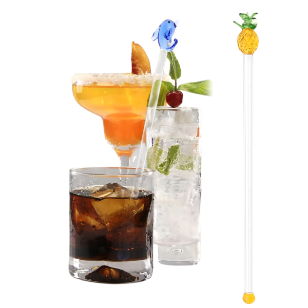 Glass Swizzle Stick (Molded)