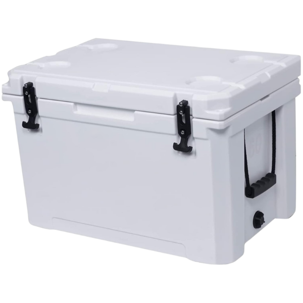 60L Ice Chest with 4 Molded-in Cup Holders