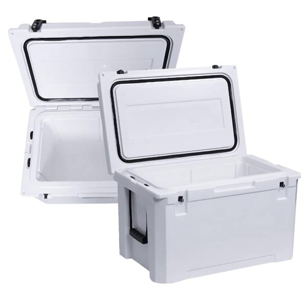 60L Ice Chest with 4 Molded-in Cup Holders