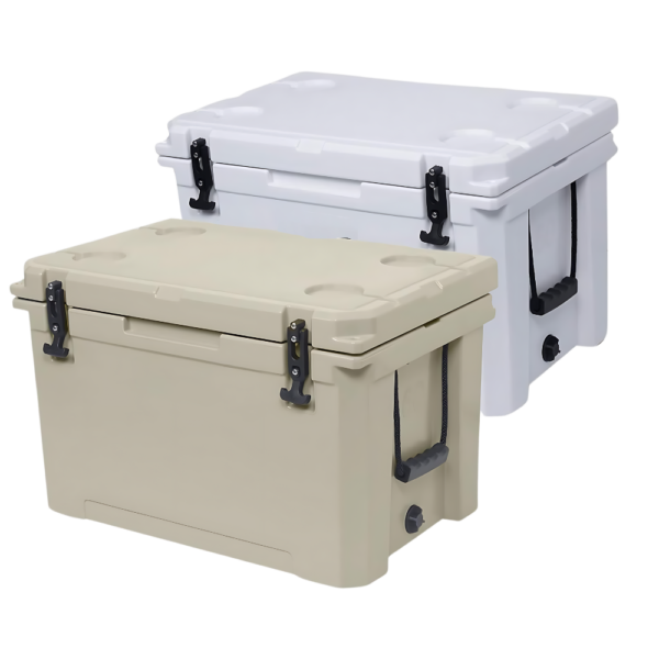 60L Ice Chest with 4 Molded-in Cup Holders