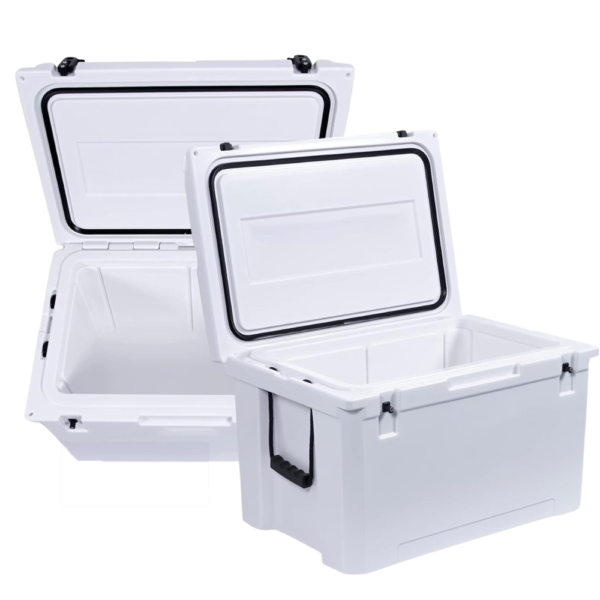 80L Ice Chest with 4 Molded-in Cup Holders