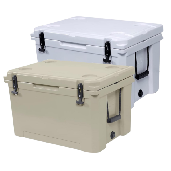 80L Ice Chest with 4 Molded-in Cup Holders