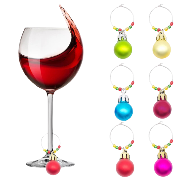 Christmas Wine Glass Charms