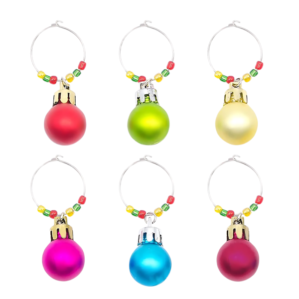 Christmas Wine Glass Charms