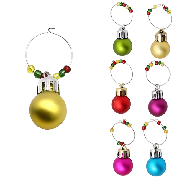 Christmas Wine Glass Charms