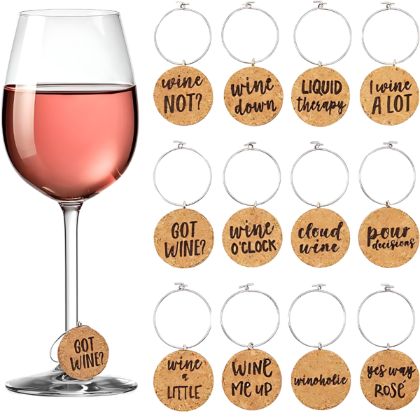 Cork Wine Charms