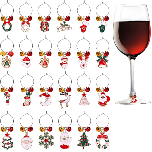 Enamel Wine Charms