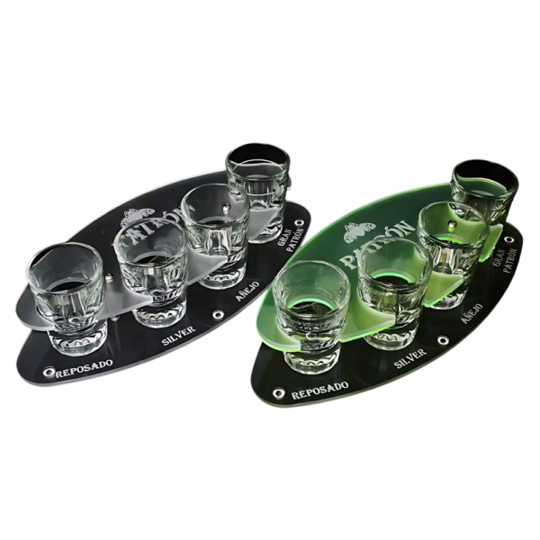 Round Acrylic Shot Tray