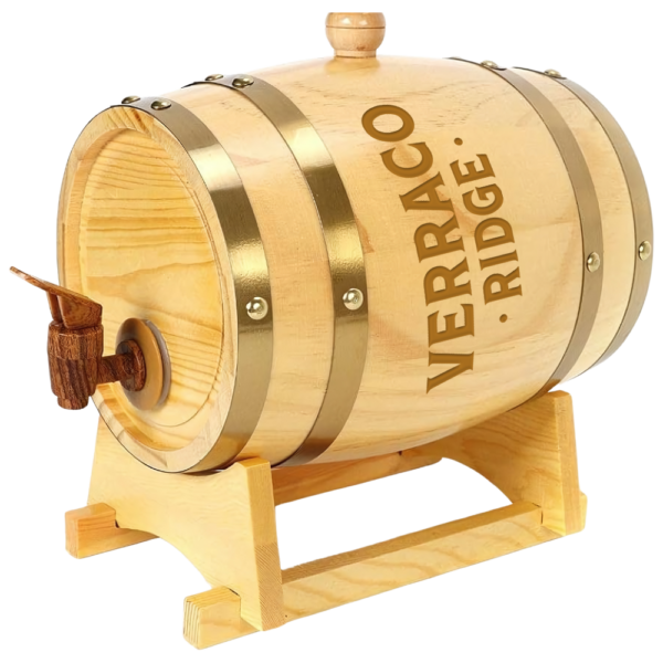 1.5L Oak Barrel Dispenser