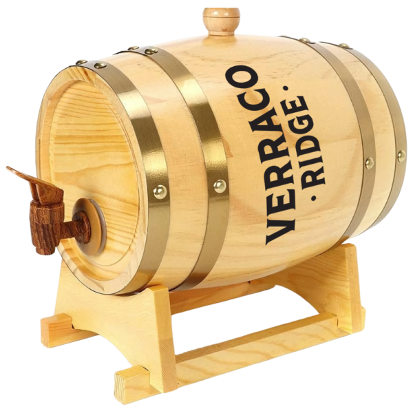 1.5L Oak Barrel Dispenser