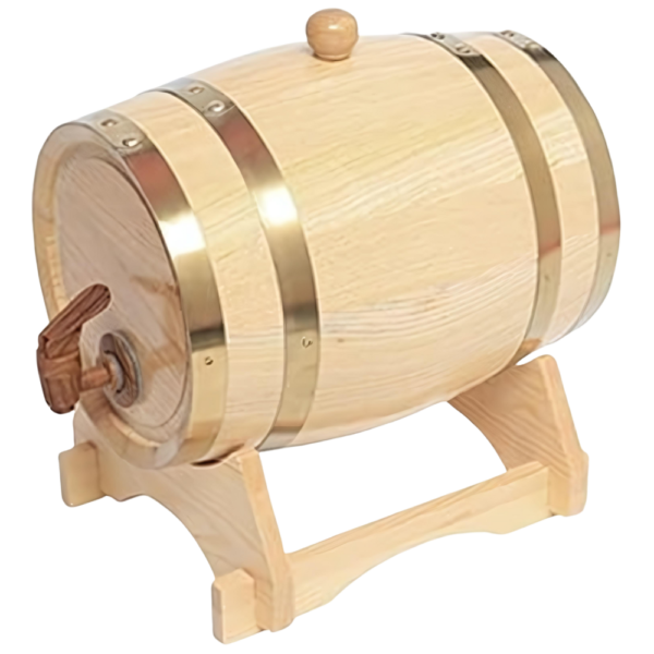 1.5L Oak Barrel Dispenser