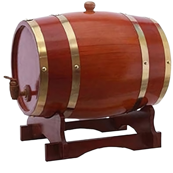 1.5L Oak Barrel Dispenser