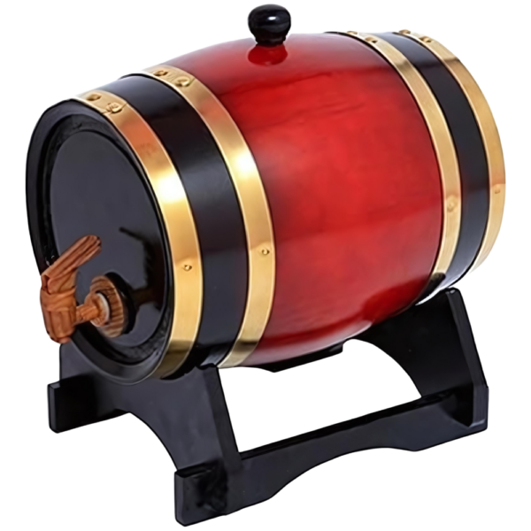 1.5L Oak Barrel Dispenser