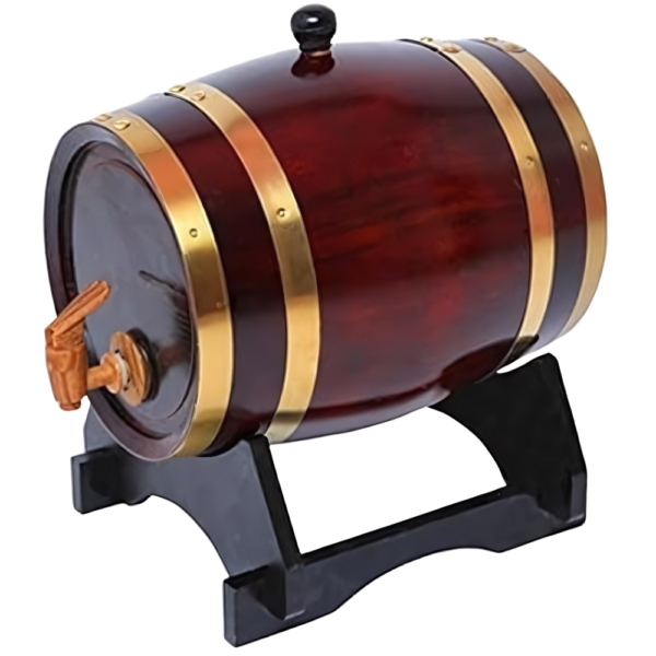 1.5L Oak Barrel Dispenser