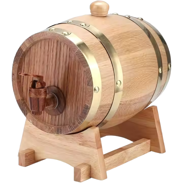 1.5L Oak Barrel Dispenser