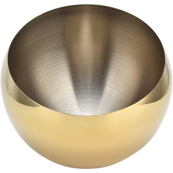 Oblique Metal Bowl