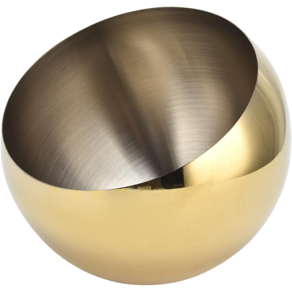 Oblique Metal Bowl