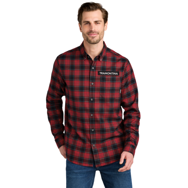 Eddie Bauer® Long Sleeve Favorite Flannel Plaid Shirt