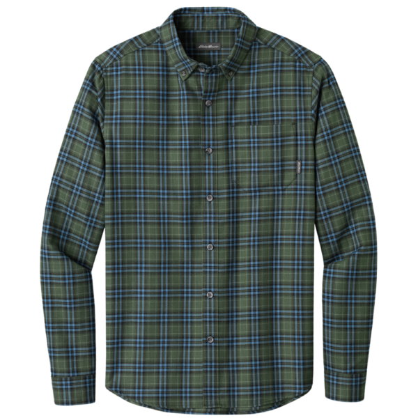 Eddie Bauer® Long Sleeve Favorite Flannel Plaid Shirt