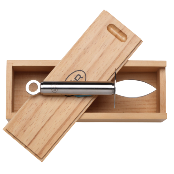 Oyster Shucker Knife with Naturalwood Gift Box