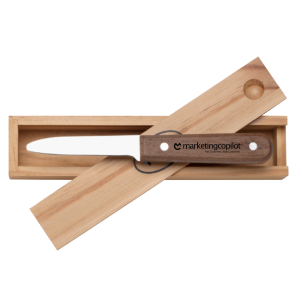 Clam Shucker Knife with Naturalwood Gift Box