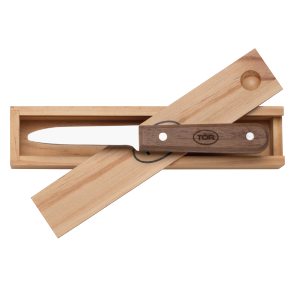 Clam Shucker Knife with Naturalwood Gift Box