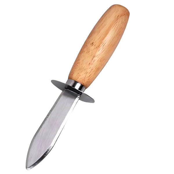 Wood Handle Oyster Shucking Knife